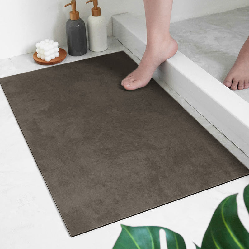 Bathroom non-slip soft floor mat diatomite strong absorbent floor mat KGORGE Store