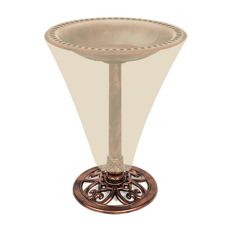 Outdoor Bird Bath Cover Patio Waterproof Bird Bath Well Cover