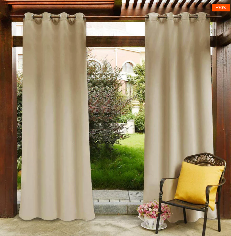 How to Decide the Right Size for Your Outdoor Curtains?