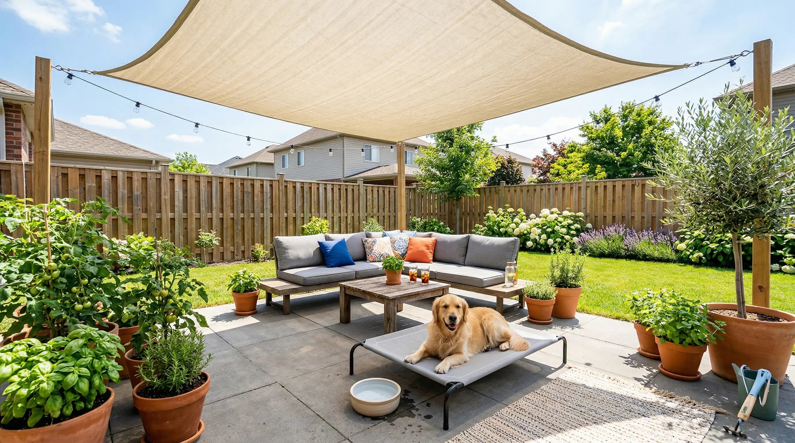 Protect Plants From Extreme Heat With Shade Sails