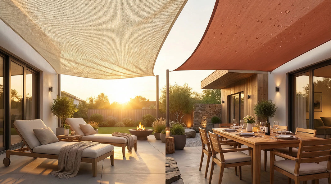 Fabric
Truths: Waterproof vs. Breathable Sun Shade Sails (What Lasts
Longer?)