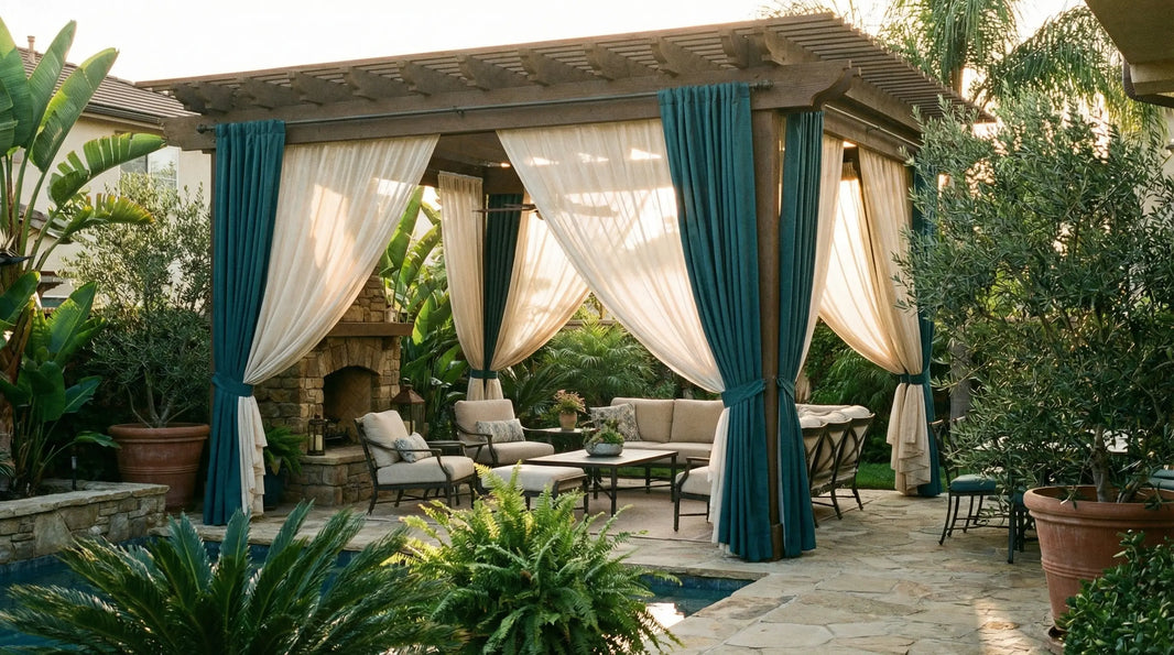 The
Ultimate Guide to Outdoor Curtains: Shielding Neighbor Views Without
Building a Wall
