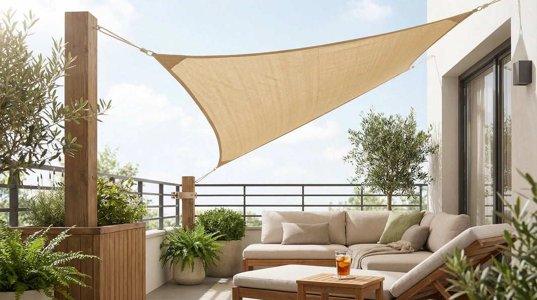 Renter-Friendly:
Installing a Temporary Sun Shade Sail Without Drilling