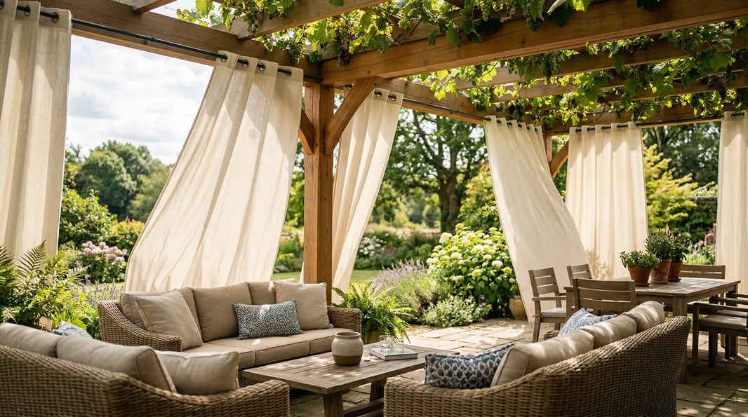 How to Keep Outdoor Curtains From Blowing in the Wind: Grommet vs. Tab Top vs. Rod Pocket