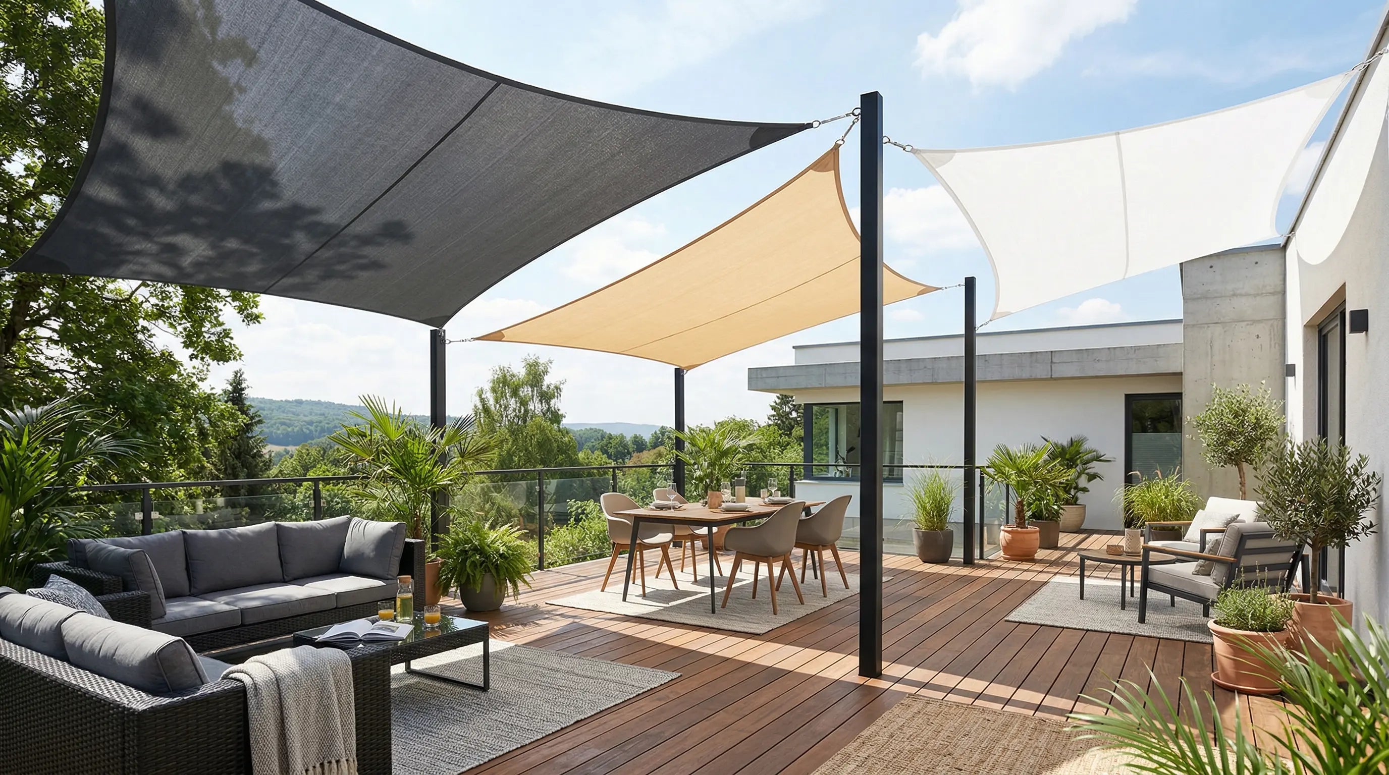 What Color Shade Sail Is Best? UV vs Style Guide