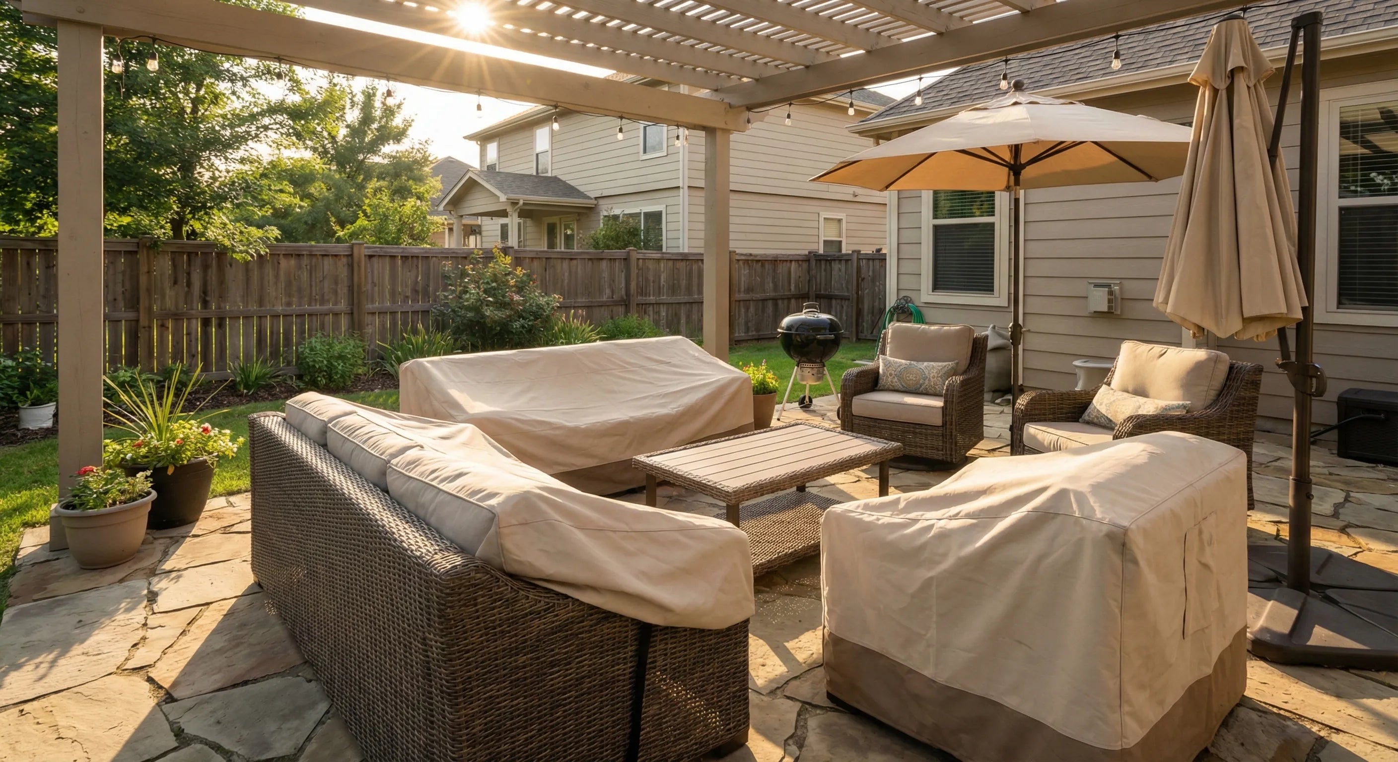 Should I cover my patio furniture in summer