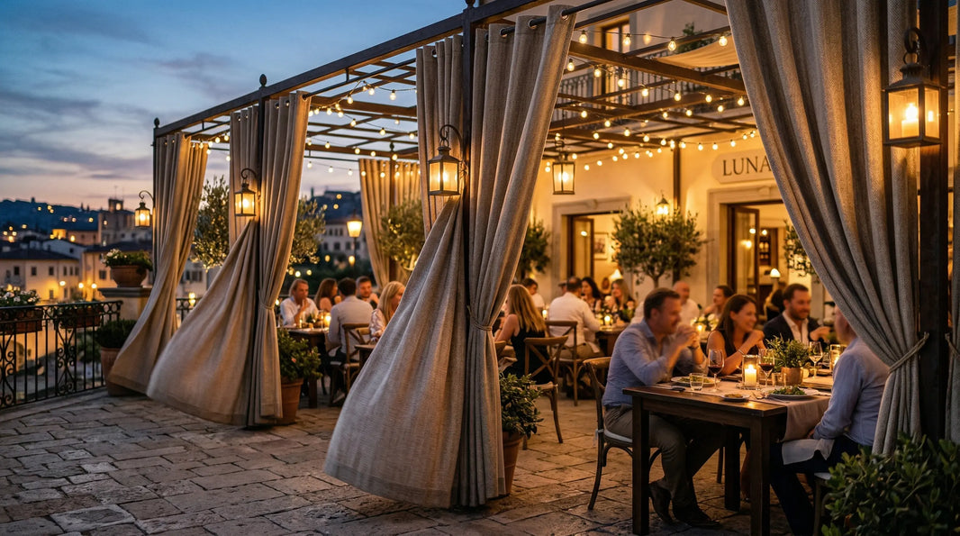Restaurant Patio Curtains: Maximize Outdoor Seating Year Round