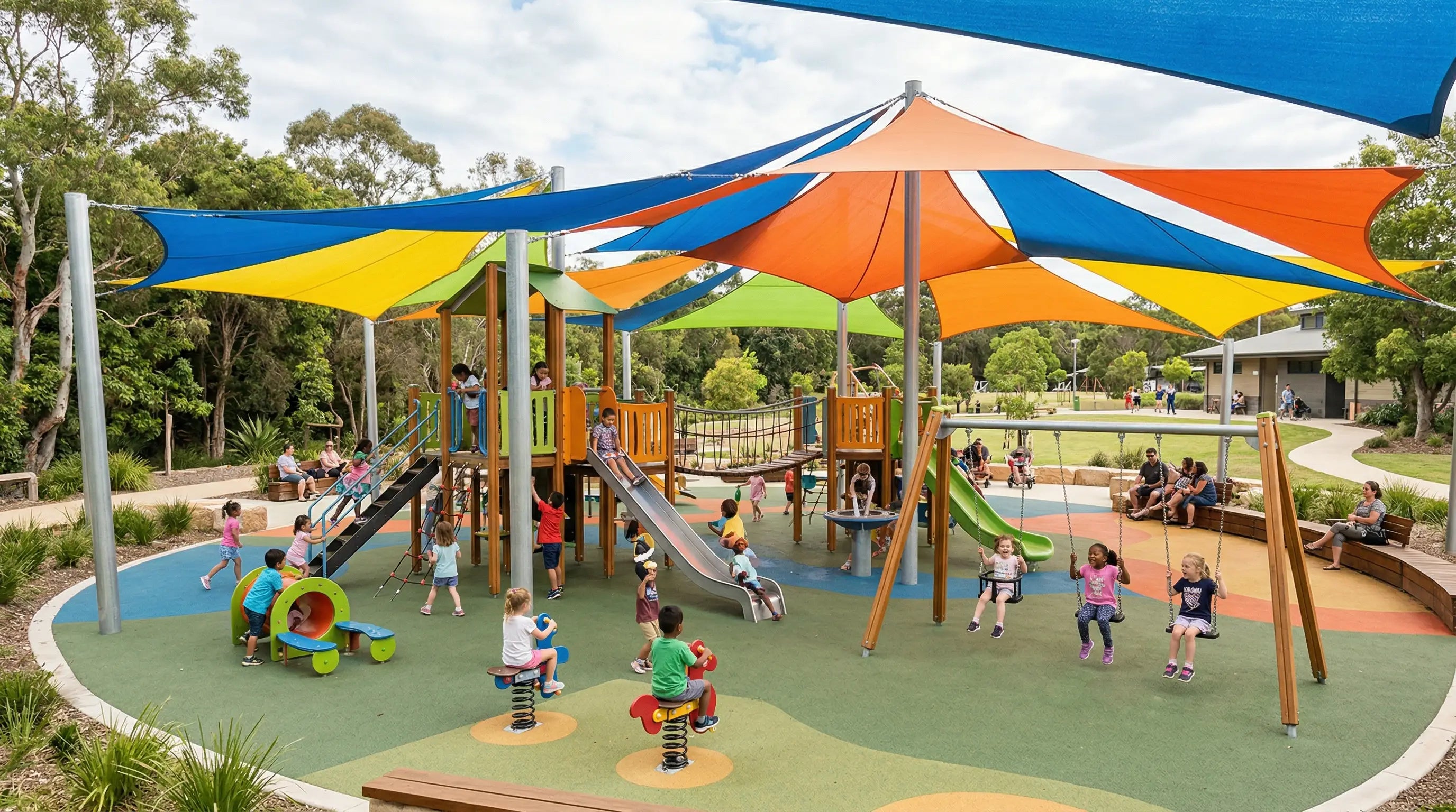 Playground Shade Sails for Daycares: Safety Guide
