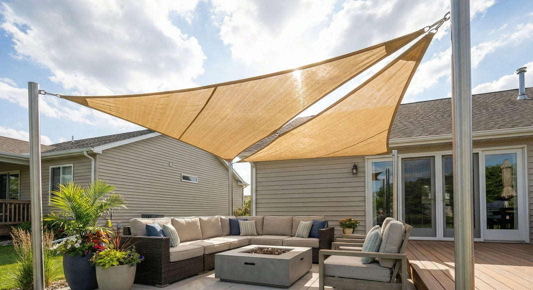 Do sun shade sails protect against rain