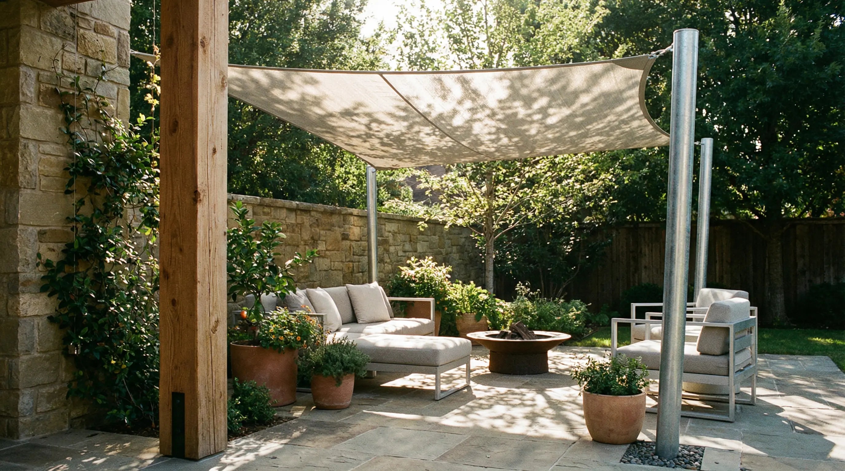 Wood
vs. Steel: Choosing the Right Posts for Your Sun Shade
Sail