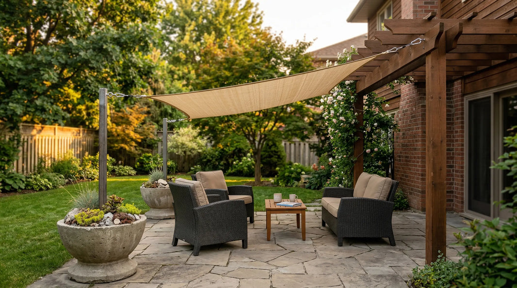 Can You Use Concrete Buckets for Shade Sail Posts?