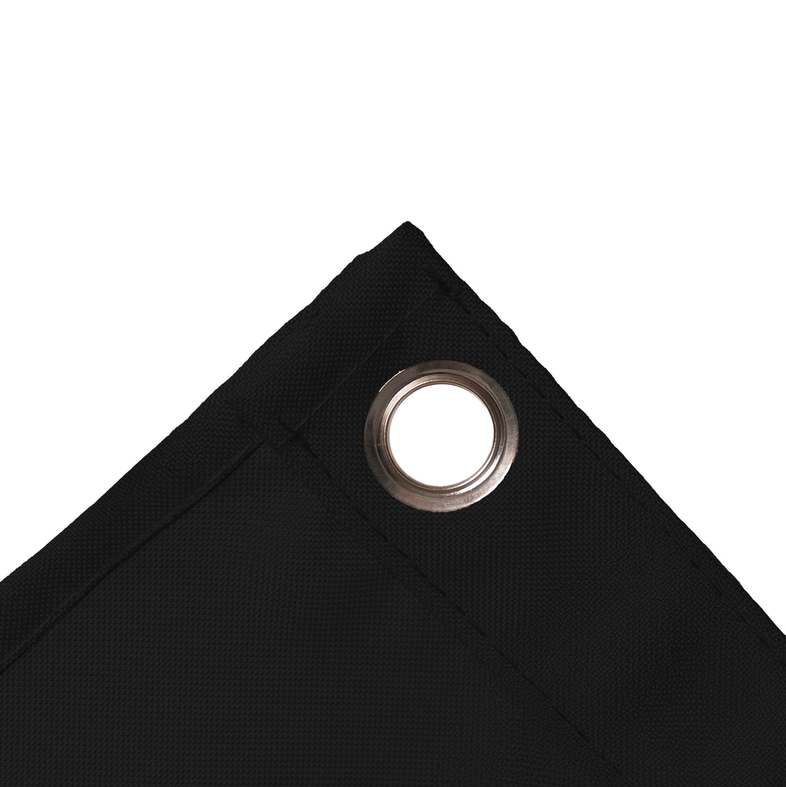 12mil Top & Bottom Grommet Canvas Curtain with PVC Panel for Insulation Patio Cover and Garage Door Insulation, 1 Panel