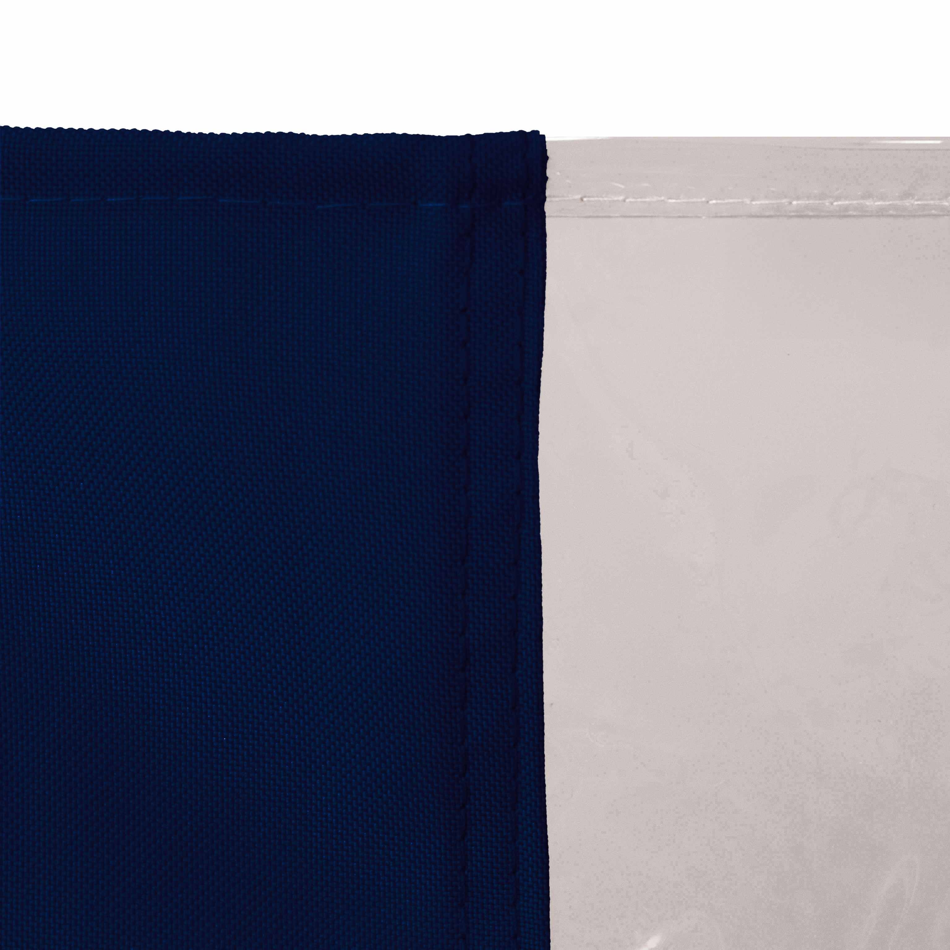 12mil Top & Bottom Grommet Canvas Curtain with PVC Panel for Insulation Patio Cover and Garage Door Insulation, 1 Panel
