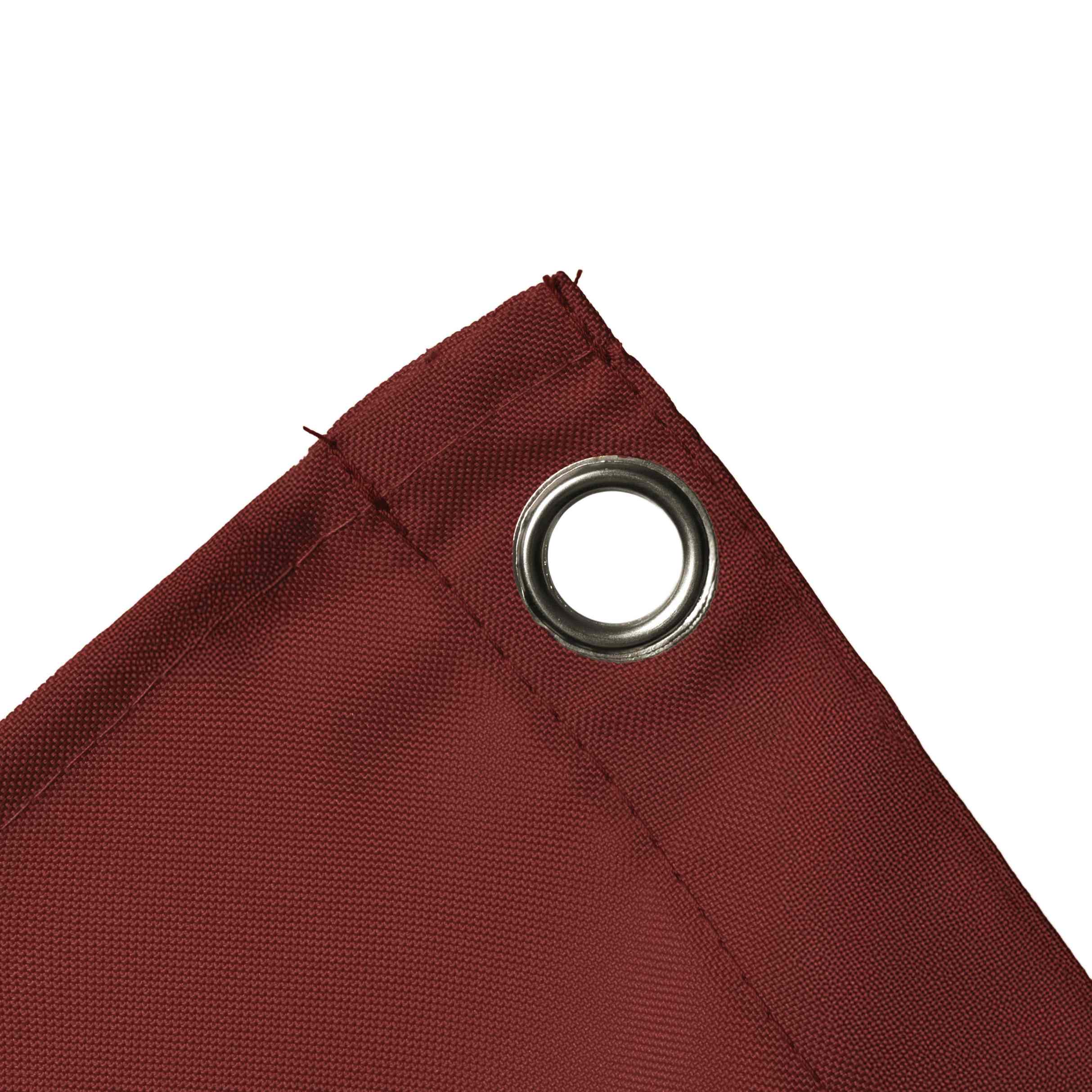 12mil Top & Bottom Grommet Canvas Curtain with PVC Panel for Insulation Patio Cover and Garage Door Insulation, 1 Panel