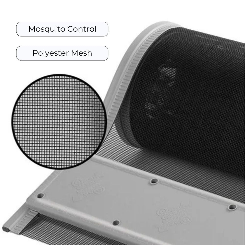 Heavy Duty Polyester Mesh Mosquito Netting Magnetic Screen Door for Patio and Sliding Glass Door