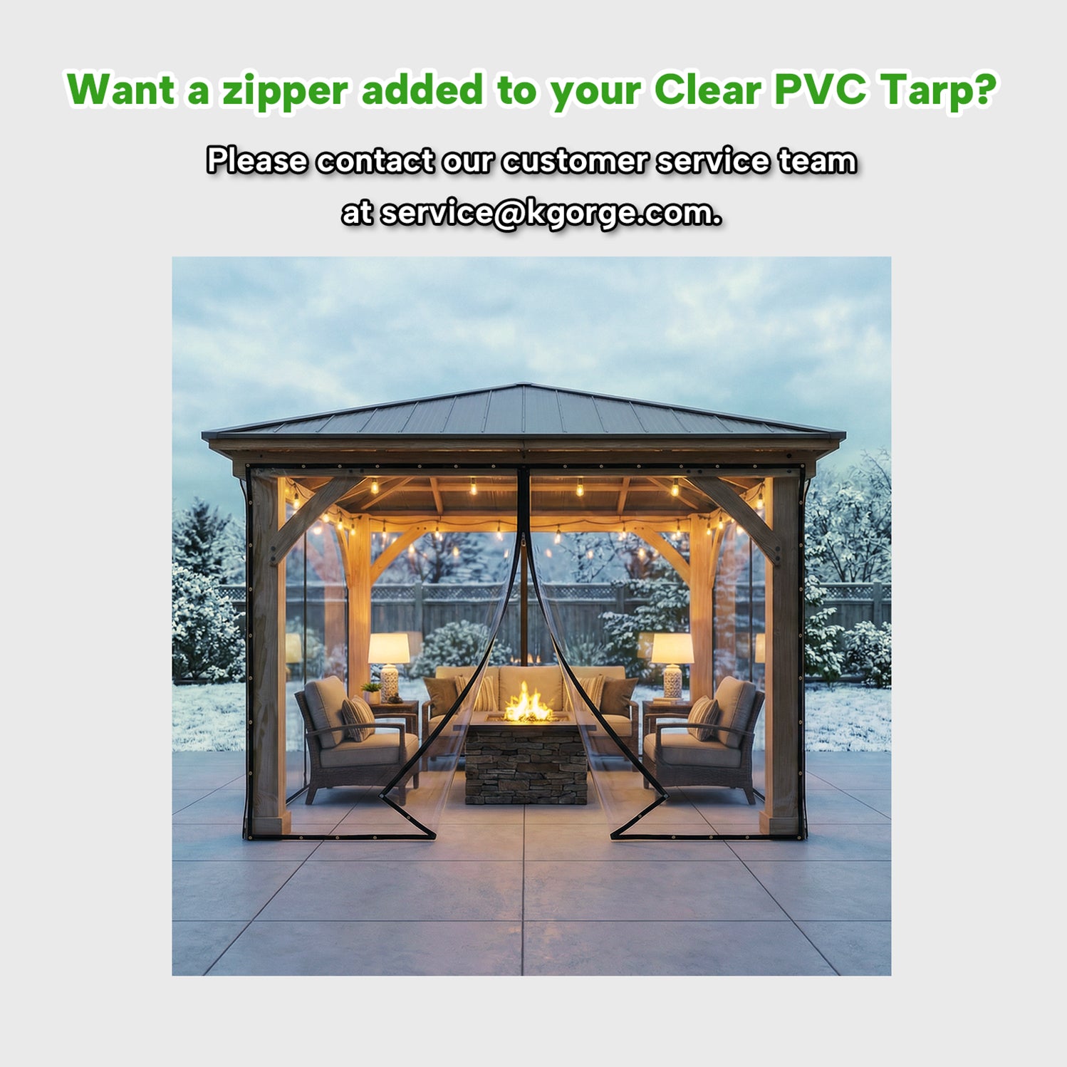 20mil Heavy Duty Outdoor Clear Tarps with Grommets PVC Insulation Shed Cloth for Patios, Porch, Screen Rooms, Gazebos