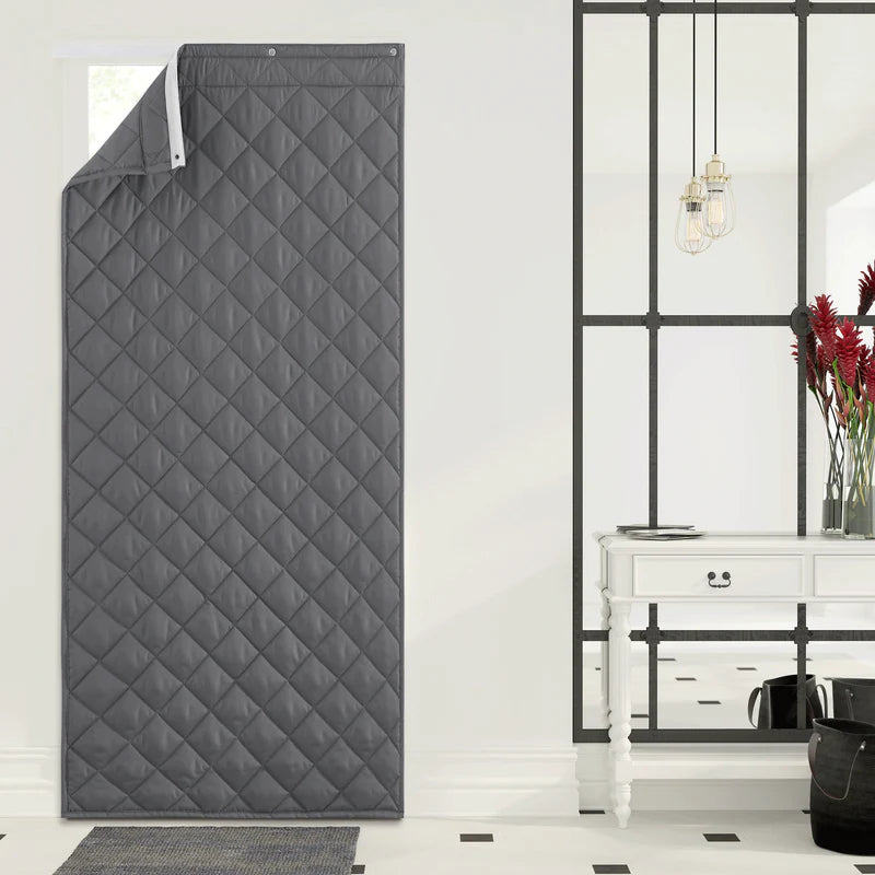 Winter Thicken Cotton Blackout Thermal Insulated Door Curtain For Living Room, Bedroom 1 Panel