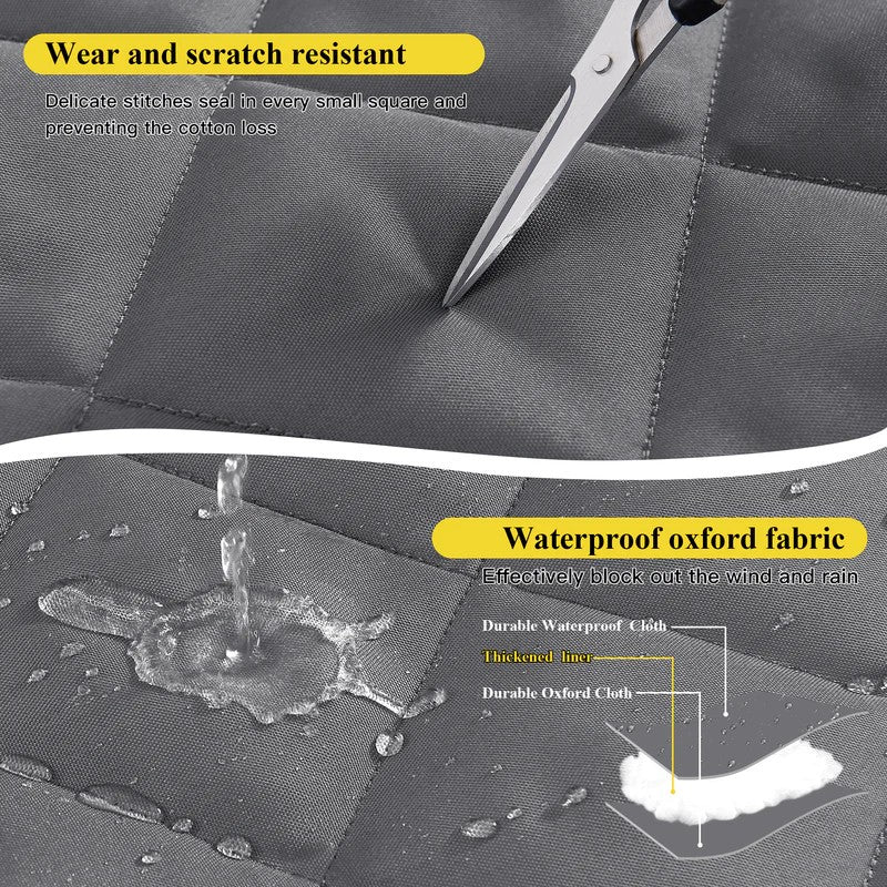 Winter Thicken Cotton Blackout Thermal Insulated Door Curtain For Living Room, Bedroom 1 Panel