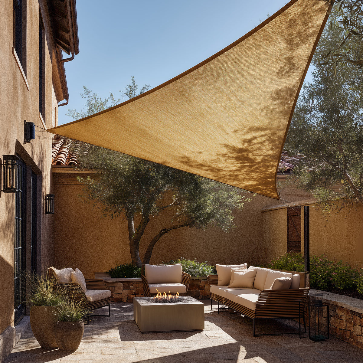Custom Triangular Shade Sail High Quality – KGORGE Store