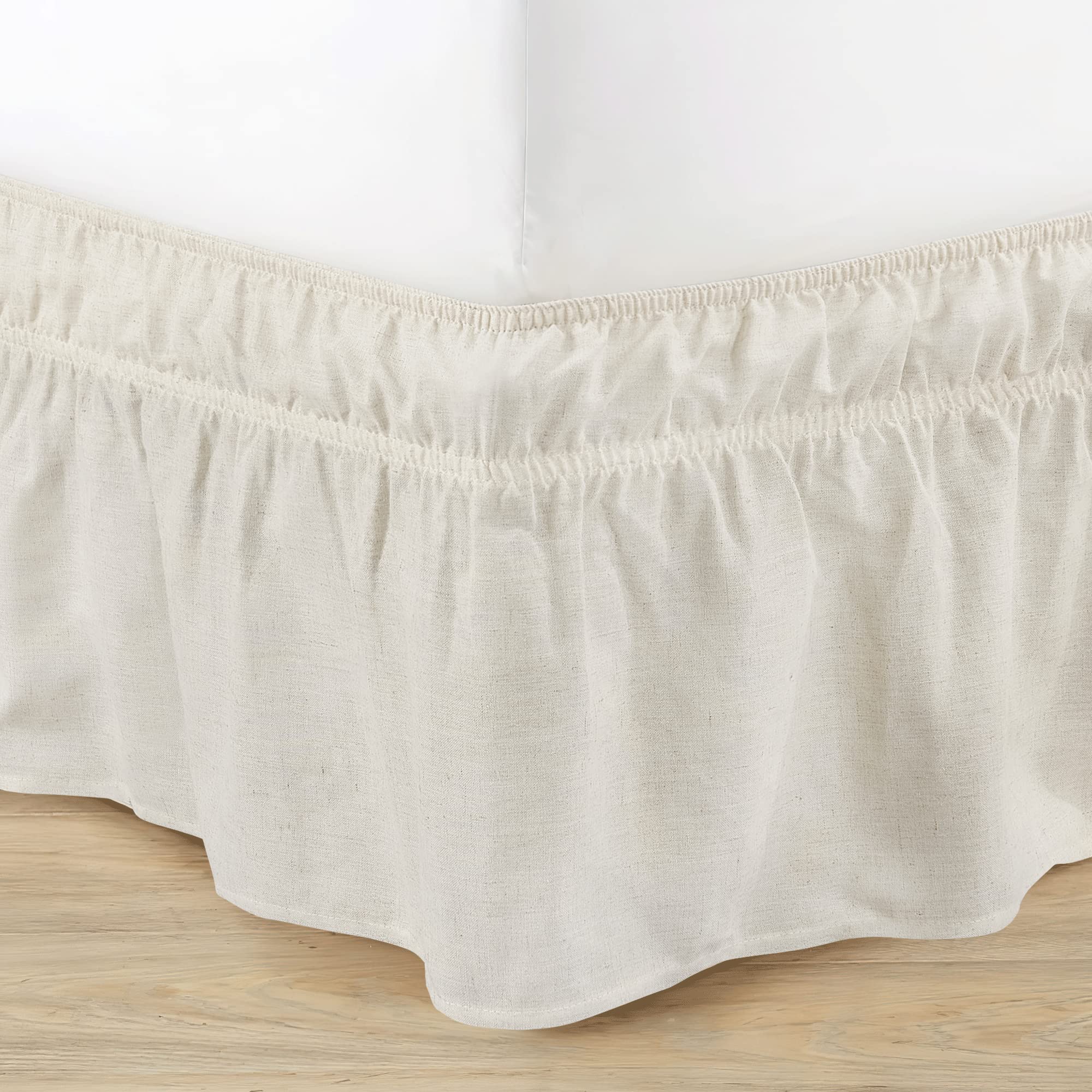 1PCS Adjustable Scalable Elastic Wrap Around Bed Skirt