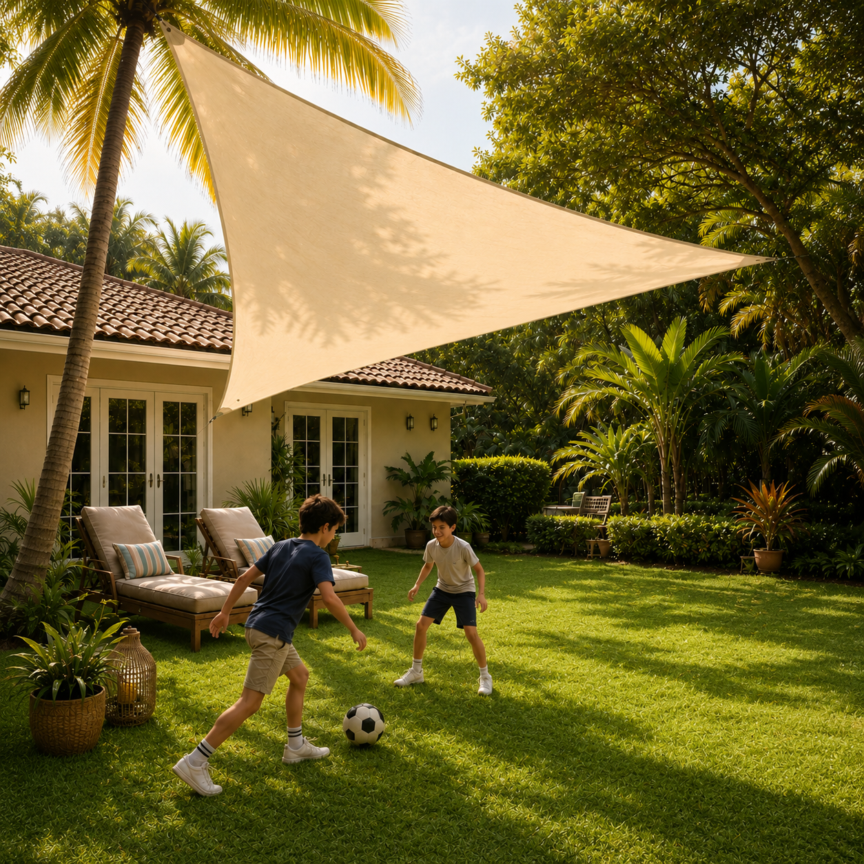 Waterproof Rectangle Privacy Shade Sail