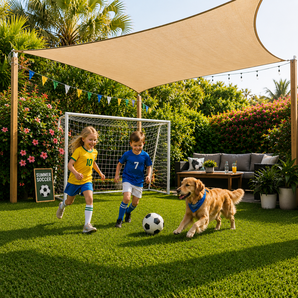 Waterproof Rectangle Privacy Shade Sail