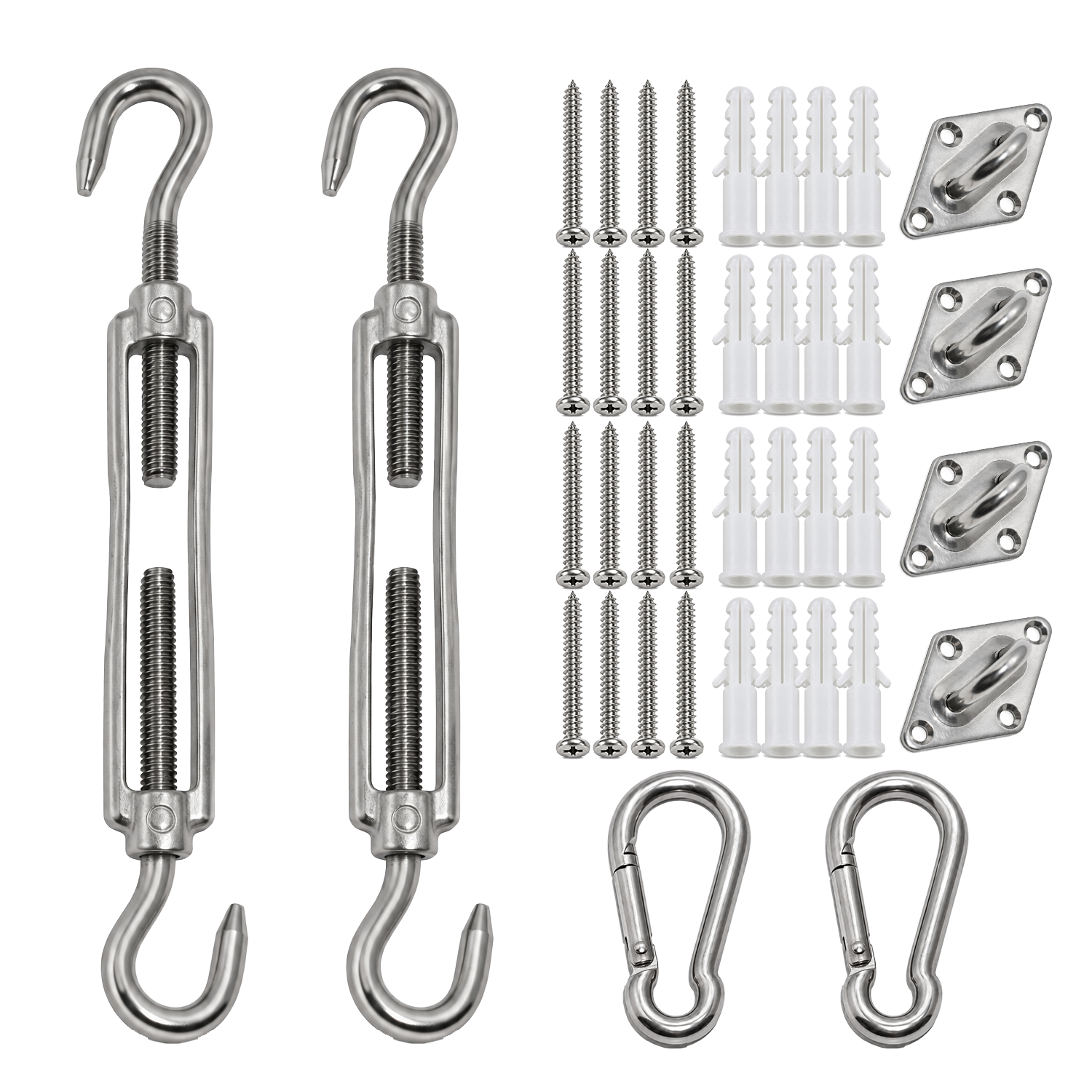 Heavy Duty 304 Shade Sail Installation Hardware  Kit
