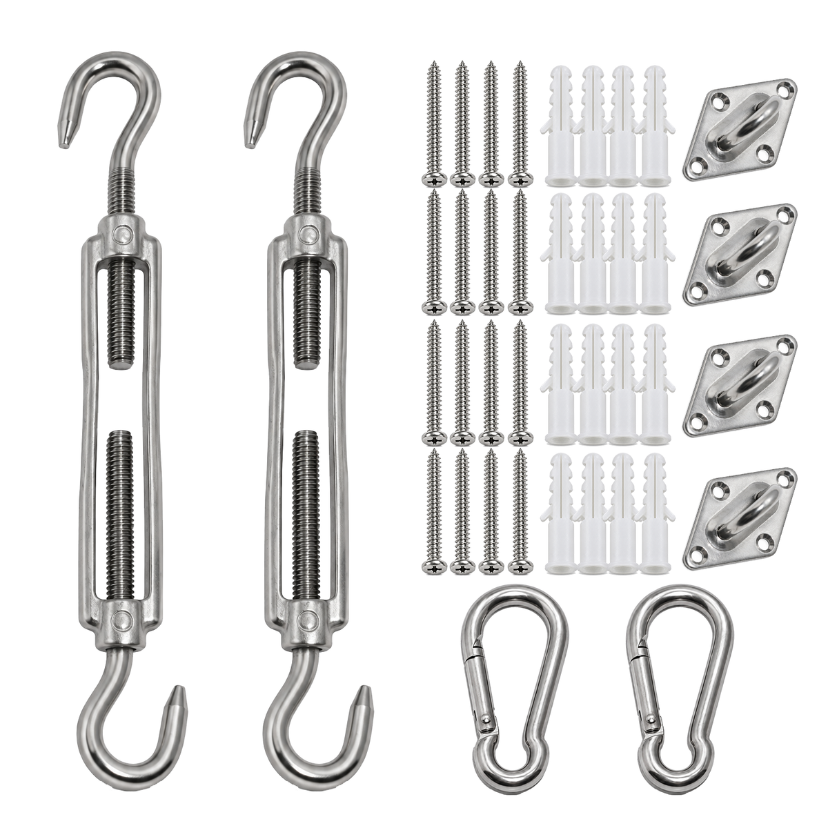 Heavy Duty 304 Shade Sail Installation Hardware  Kit