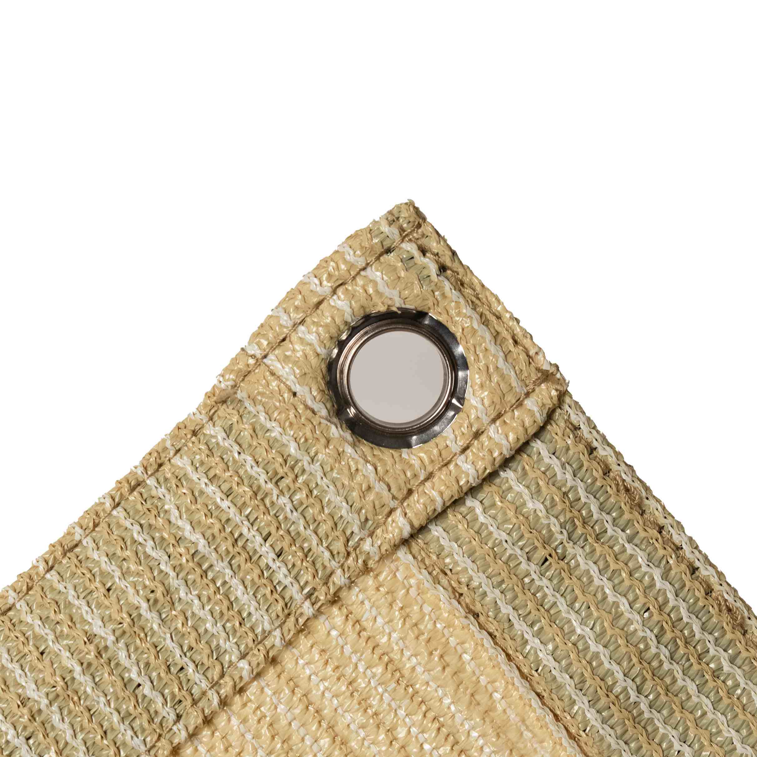 beige tarp Outdoor Pergola Shade Cover HDPE Breathable Mesh Tarps with Grommets for Patios, Beige / W3.25ft * L3.25ft