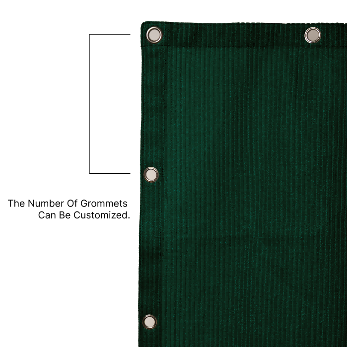 Outdoor HDPE Breathable Mesh Tarps with Grommets for Patios