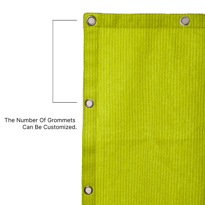 Outdoor HDPE Breathable Mesh Tarps with Grommets for Patios
