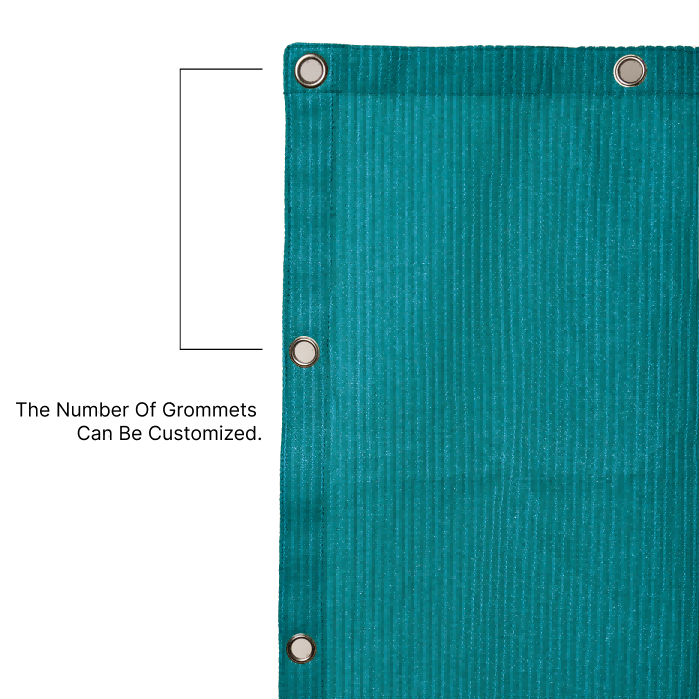 Outdoor HDPE Breathable Mesh Tarps with Grommets for Patios