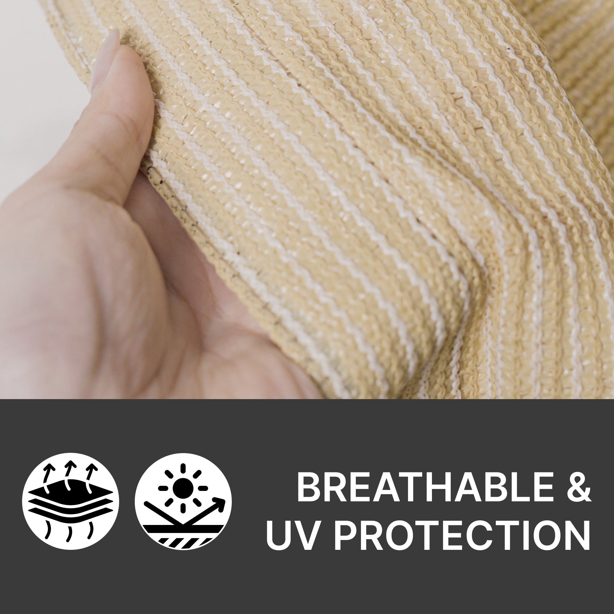 Outdoor HDPE Breathable Mesh Tarps with Grommets for Patios