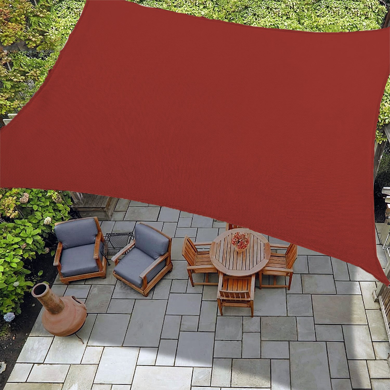 Outdoor Waterproof Rectangle Sun Shade Sail for Patio/Pool