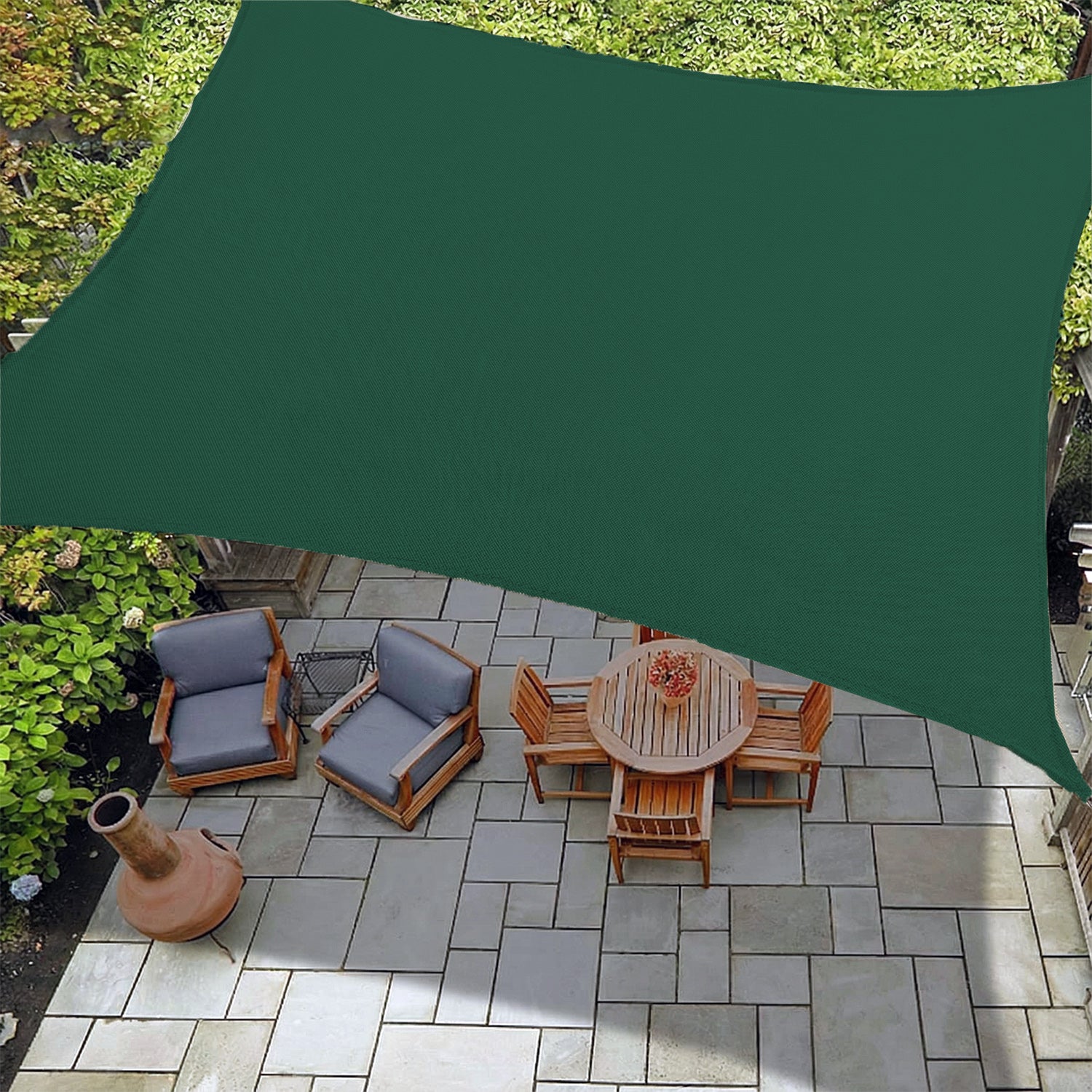 Outdoor Waterproof Rectangle Sun Shade Sail for Patio/Pool