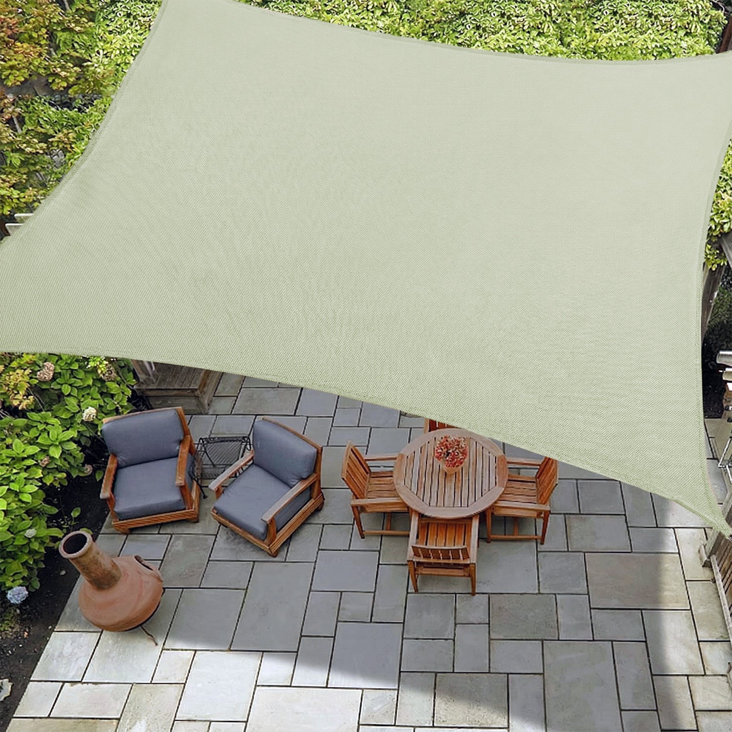 Outdoor Waterproof Rectangle Sun Shade Sail for Patio/Pool