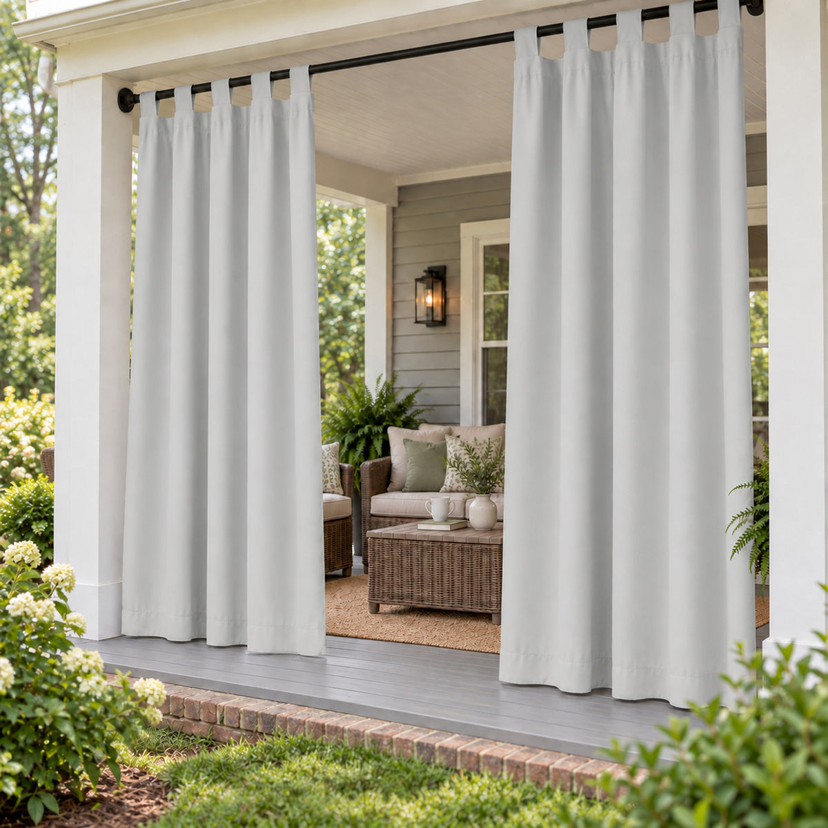 Tab Top Waterproof Outdoor Curtains 1 Panel | Outdoor Standard