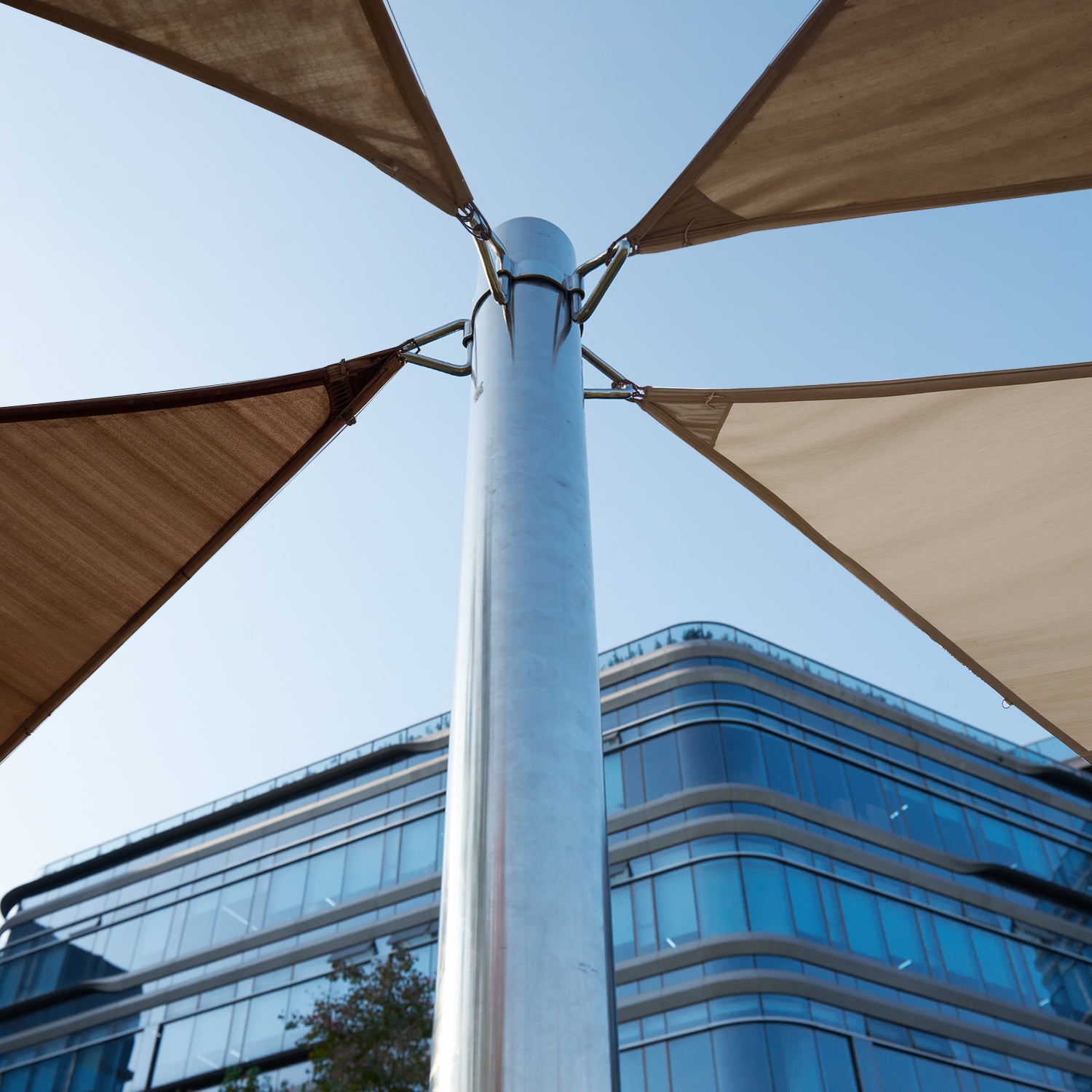 Heavy Duty Stainless Steel Sun Shade Sail Support Pole