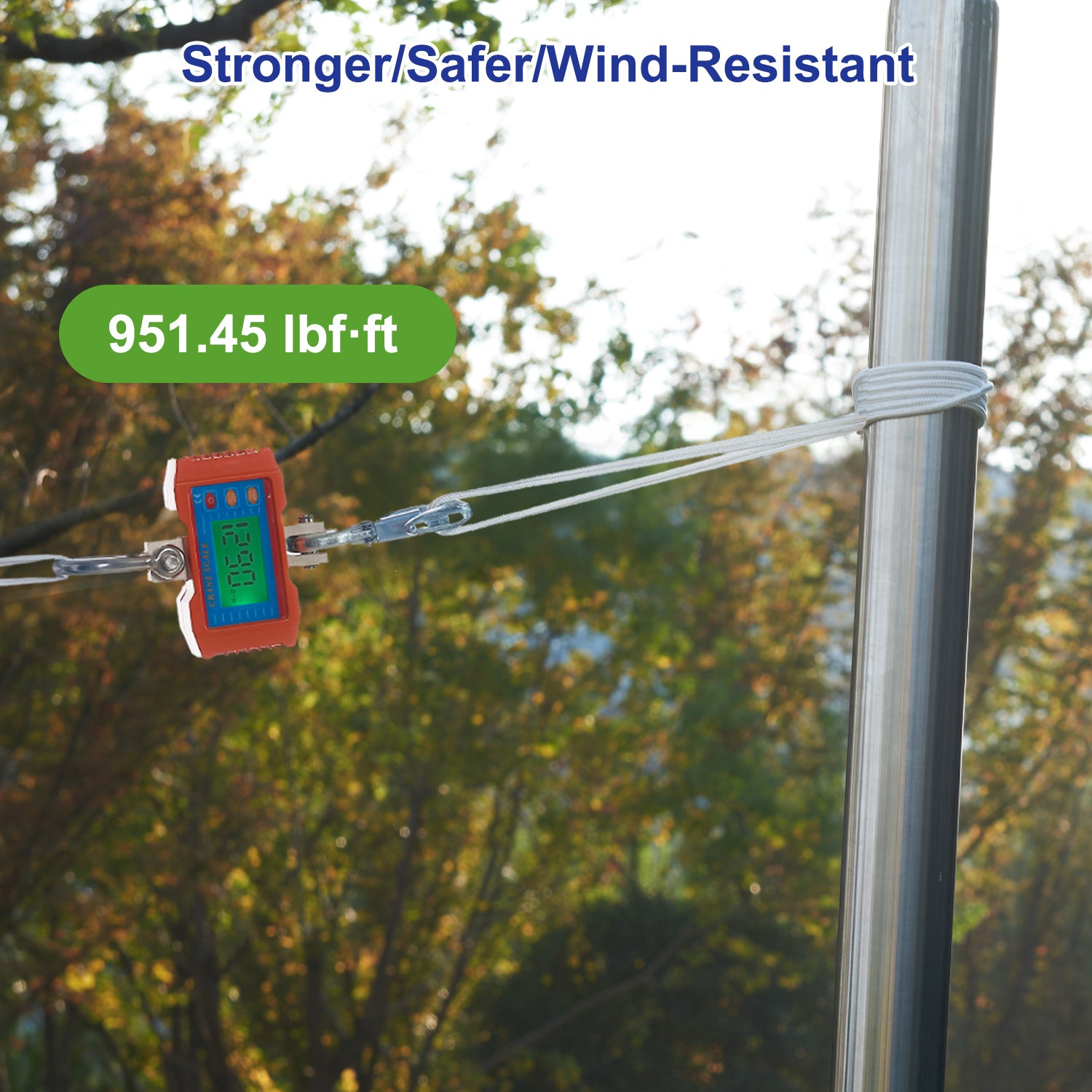 Heavy Duty Stainless Steel Sun Shade Sail Support Pole