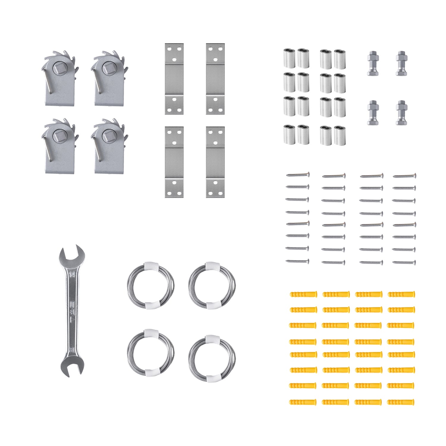 Sun Shade Sail Tension Wire Rope Hardware Kit