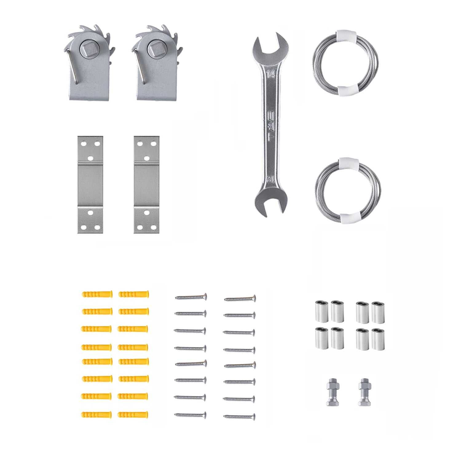Sun Shade Sail Tension Wire Rope Hardware Kit