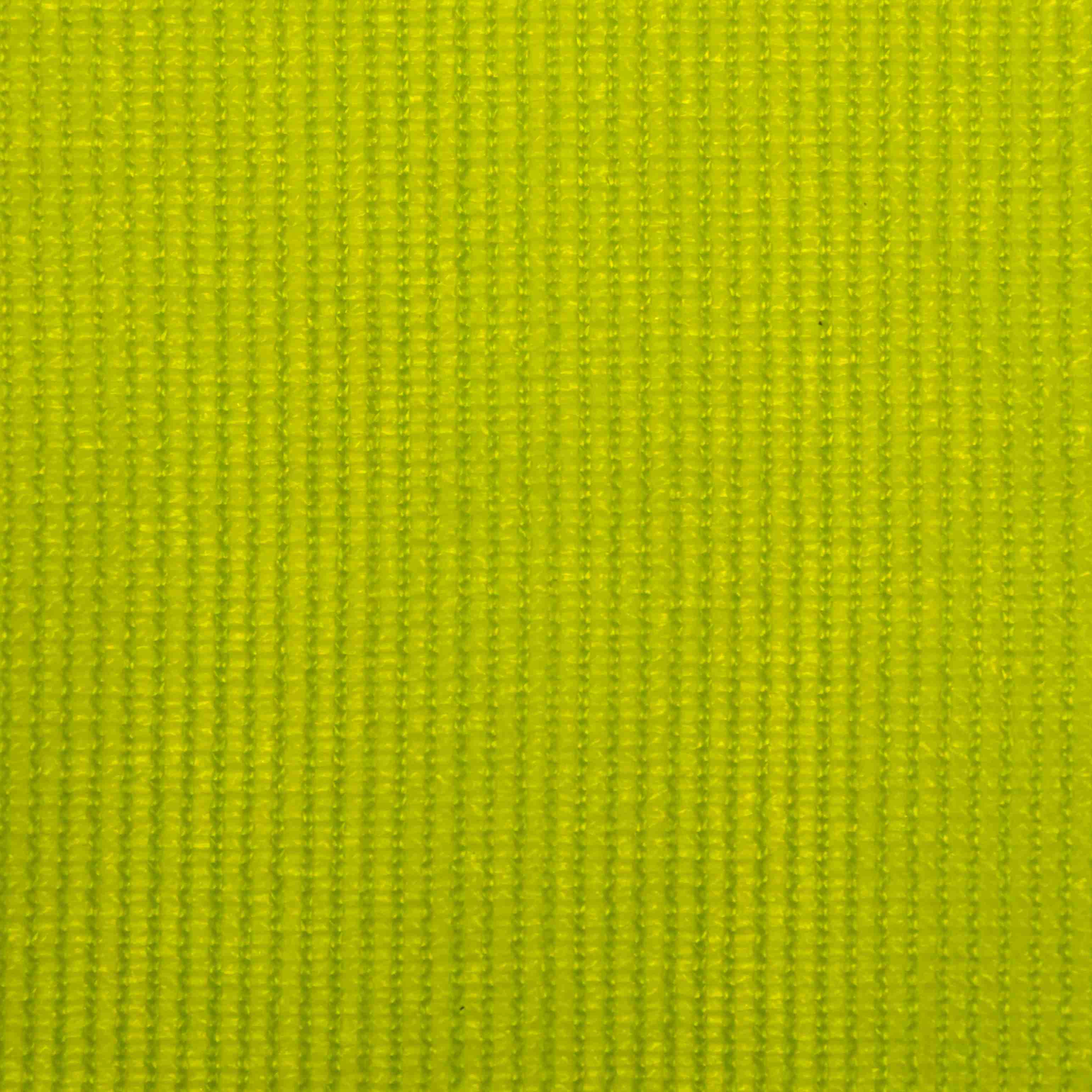 Textured neon green breathable HDPE fabric weave for custom UV block sun shade sails, perfect for patio & pool.