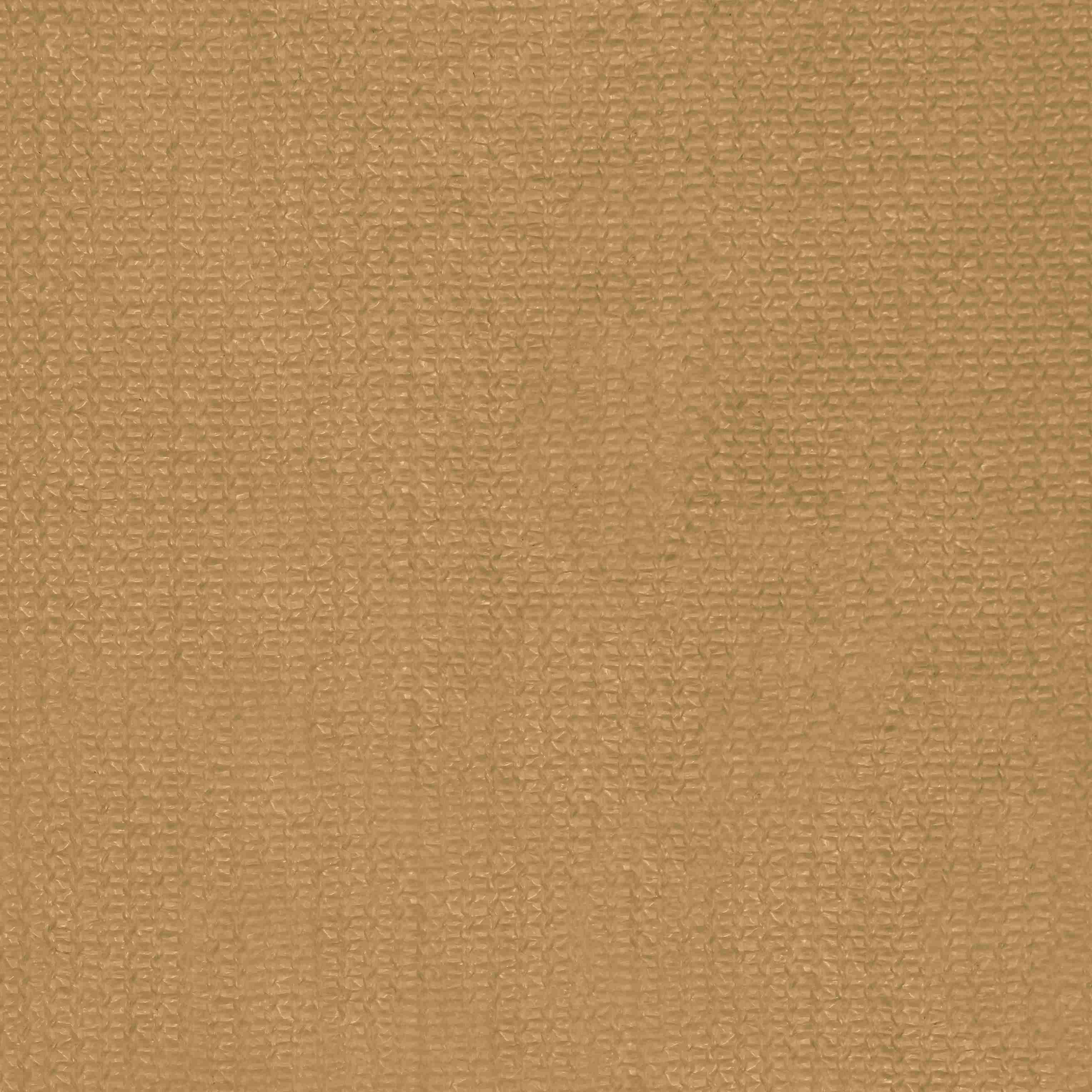 Close-up of tan breathable HDPE fabric texture for a UV block sun shade sail, ideal for patio or pool.