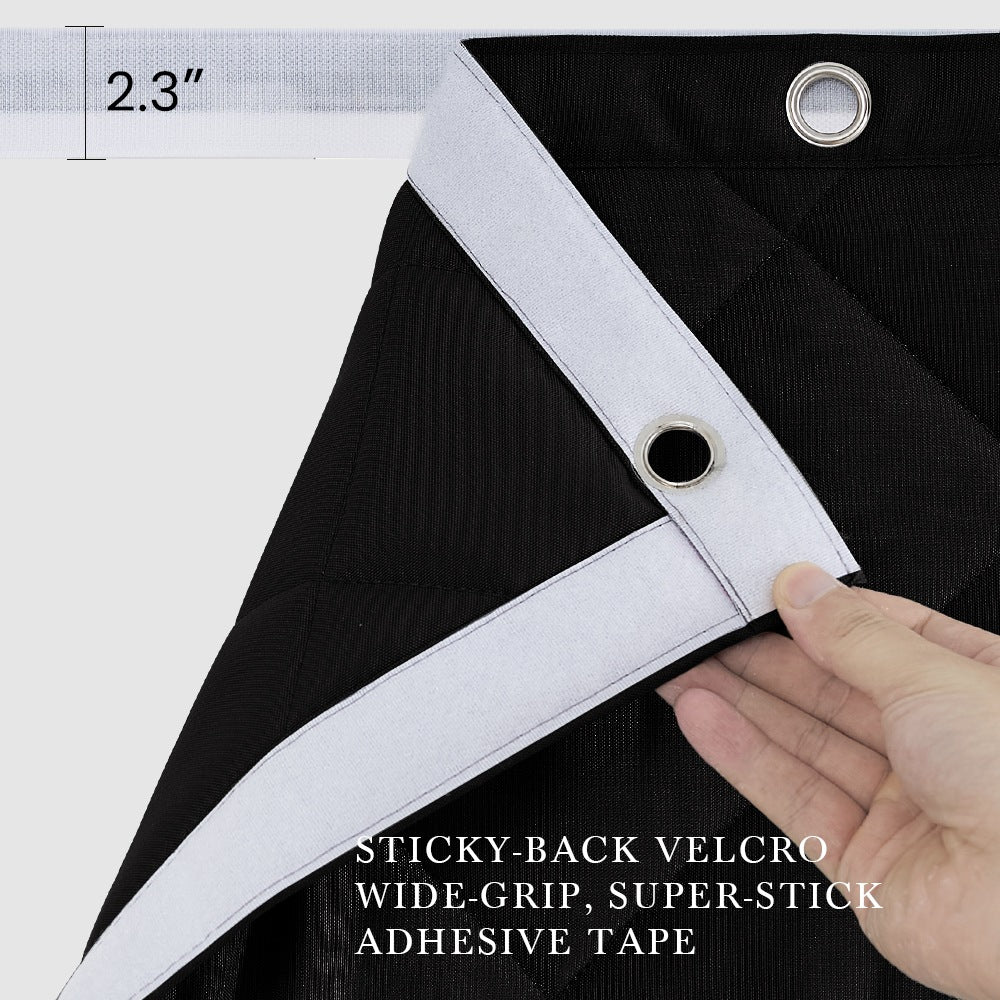 Custom Sized Waterproof Clear Tarps Thermal Insulated Curtain For Winter 1 Panel