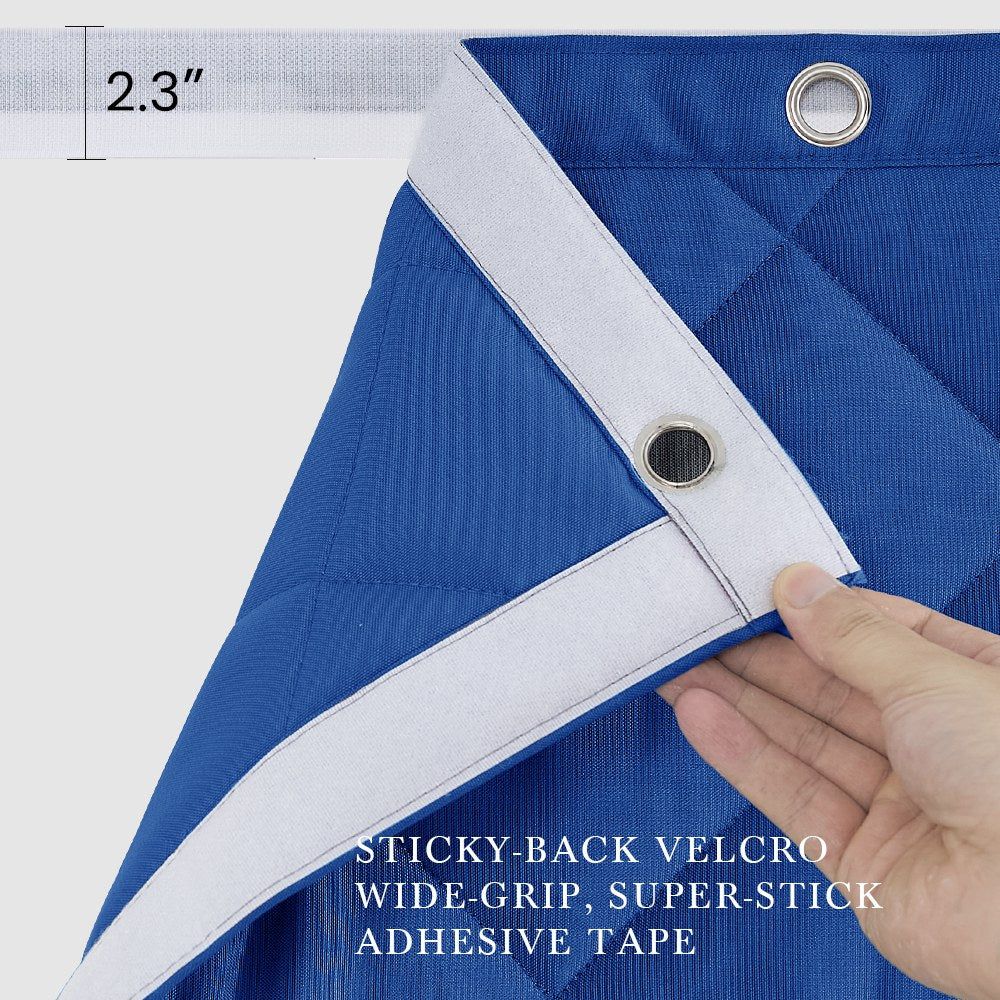 Custom Sized Waterproof Clear Tarps Thermal Insulated Curtain For Winter 1 Panel