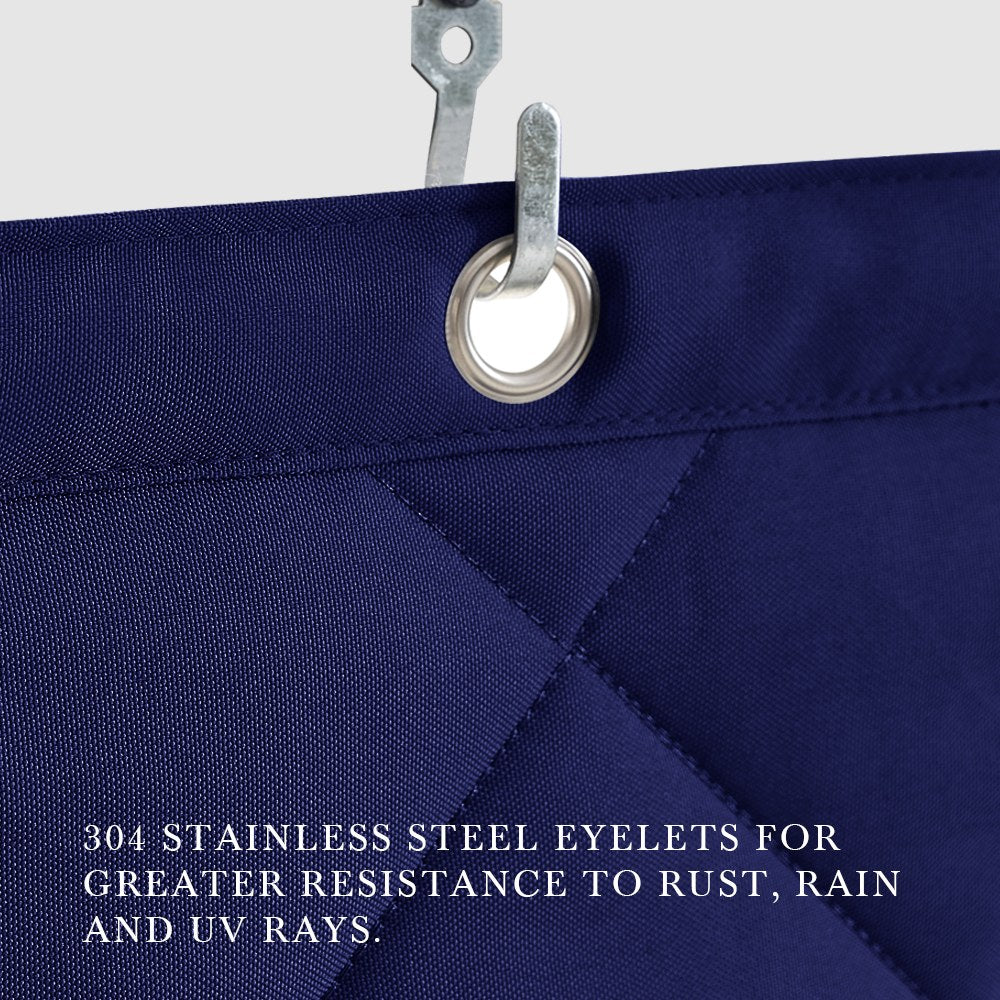 Custom Sized Waterproof Clear Tarps Thermal Insulated Curtain For Winter 1 Panel