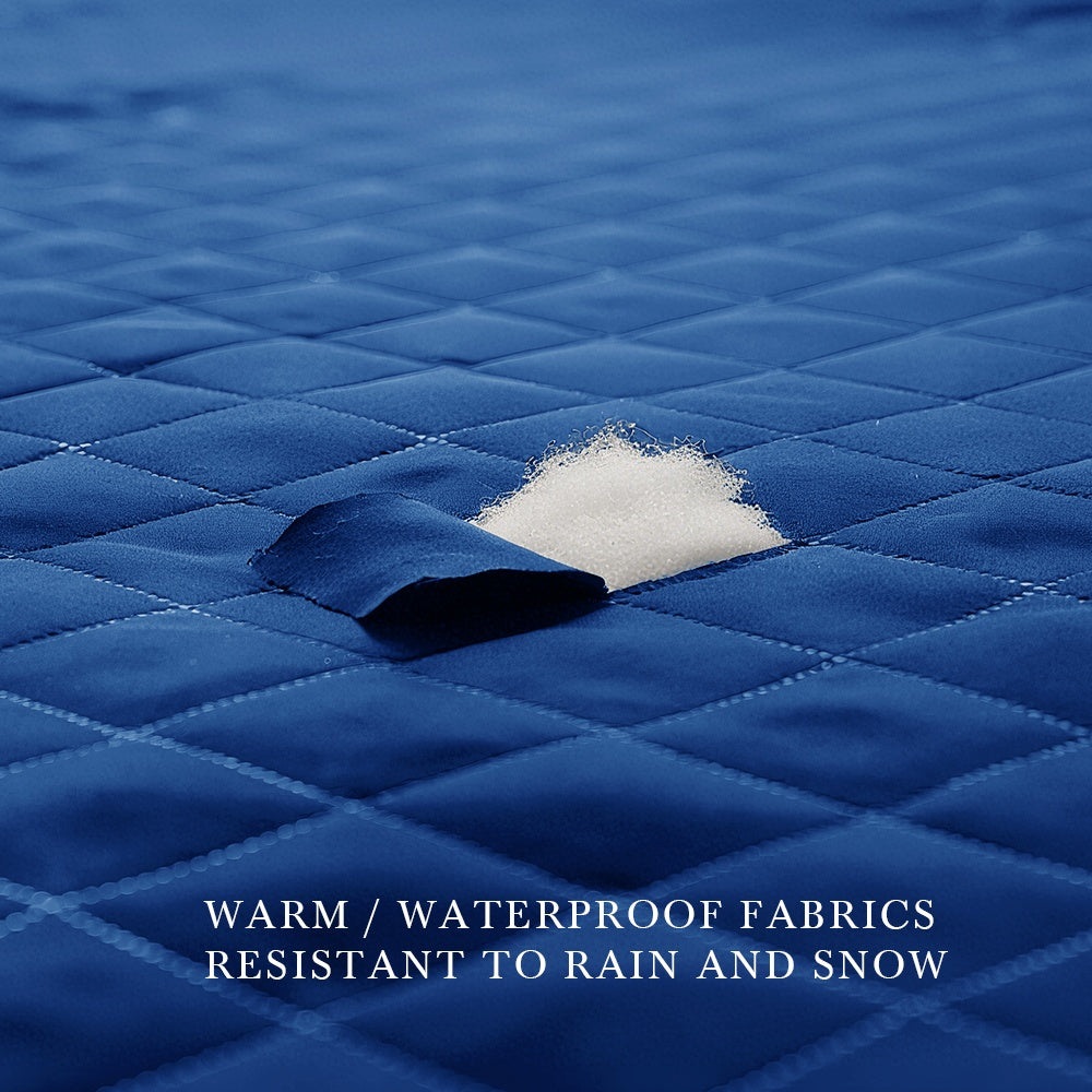 Custom Sized Waterproof Clear Tarps Thermal Insulated Curtain For Winter 1 Panel