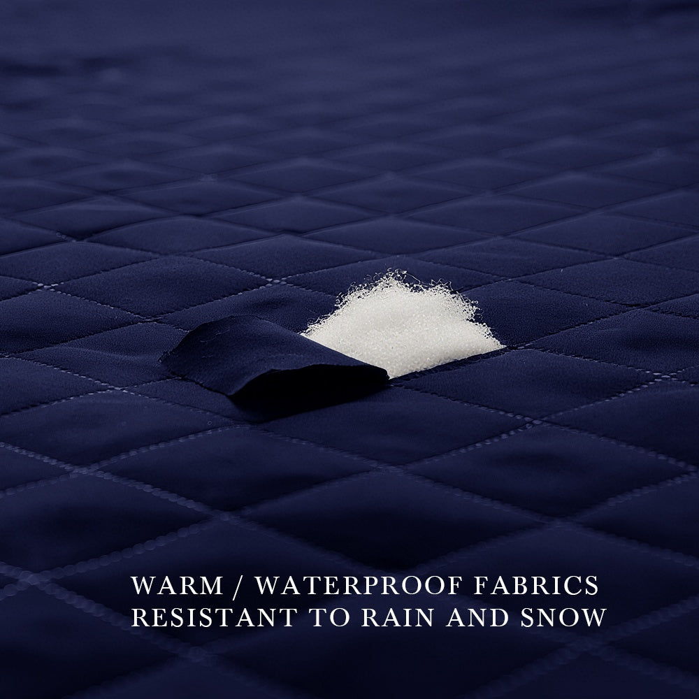 Custom Sized Waterproof Clear Tarps Thermal Insulated Curtain For Winter 1 Panel