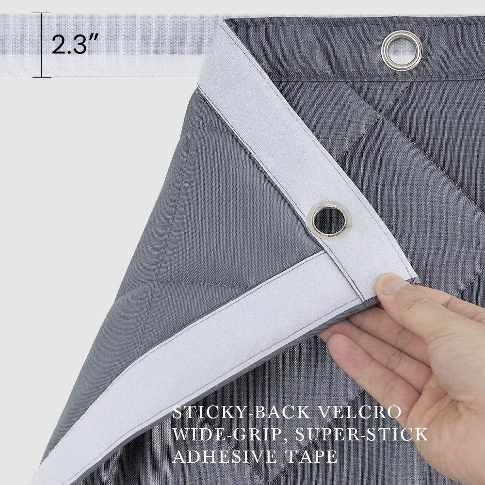 Custom Sized Waterproof Clear Tarps Thermal Insulated Curtain For Winter 1 Panel