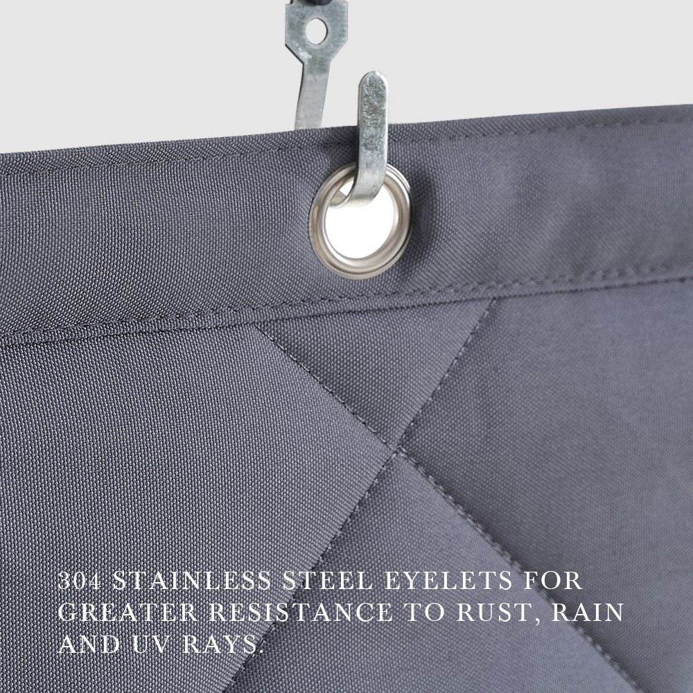 Custom Sized Waterproof Clear Tarps Thermal Insulated Curtain For Winter 1 Panel